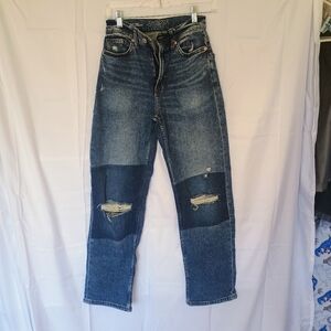 Stylish Blue Distressed Men's Jeans